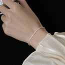 2022 Trend Funkelnde Silber Farbe Halsband Halskette für Frauen Elegante Schlüsselbein Kette Halskette Party Hochzeit Kragen Schmuck Geschenke