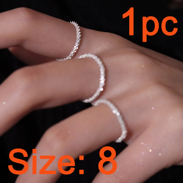 2022 Trend Funkelnde Silber Farbe Halsband Halskette für Frauen Elegante Schlüsselbein Kette Halskette Party Hochzeit Kragen Schmuck Geschenke