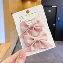 ¡Novedad de 2022! Accesorios para el cabello con lazo para niñas pequeñas, Clips rojos de red para niñas de verano, horquillas para bebés, pinzas para el cabello para niños, regalos