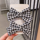 ¡Novedad de 2022! Accesorios para el cabello con lazo para niñas pequeñas, Clips rojos de red para niñas de verano, horquillas para bebés, pinzas para el cabello para niños, regalos