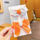 ¡Novedad de 2022! Accesorios para el cabello con lazo para niñas pequeñas, Clips rojos de red para niñas de verano, horquillas para bebés, pinzas para el cabello para niños, regalos