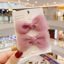 ¡Novedad de 2022! Accesorios para el cabello con lazo para niñas pequeñas, Clips rojos de red para niñas de verano, horquillas para bebés, pinzas para el cabello para niños, regalos