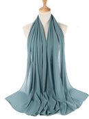 Bufanda de gasa de Color liso, hiyab, diadema para mujer, cubierta de cabeza islámica, envoltura para mujer, Jersey musulmán, hiyab, bufandas para el pelo, pañuelo para la cabeza