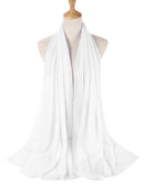 Bufanda de gasa de Color liso, hiyab, diadema para mujer, cubierta de cabeza islámica, envoltura para mujer, Jersey musulmán, hiyab, bufandas para el pelo, pañuelo para la cabeza