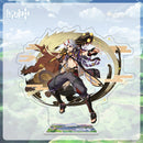 Genshin Impact Action Figures Acrylic Stand Model Genshin Raiden Shogun Kokomi DIY Desk Decor Standing Sign Collection Ornament