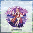 Genshin Impact Action Figures Acrylic Stand Model Genshin Raiden Shogun Kokomi DIY Desk Decor Standing Sign Collection Ornament