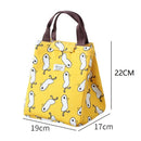 Lunch Bag Lunch Box Thermal Insulated Canvas Tote Pouch Kids School Bento Portable Dinner Container Picnic Food Storage Bags