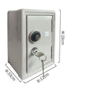 W&amp;G Ins Safe Box Organizer Iron Pink Desk Decorative Box Piggy Bank Metal Mini Cabinet Money Storage Box Kawaii Storage Box