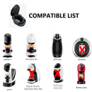 Reusable Capsule Adapter for Dolce Gusto Coffee Capsule Convert Compatible with Genio S,Piccolo Machine Coffee Accesso