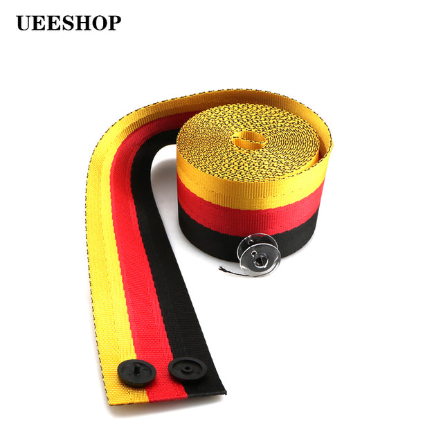 Auto 3.6 Meters Universal Strengthen Seat Belt Webbing Fabric Racing Car Modified Seat Safety Belts Harness Straps Standard A++