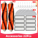 Hauptseiten-Bürstenwischtücher Hepa-Filter für Xiaomi Dreame D9 Dreame Bot L10 Pro Trouver Robot LDS Vacuum-Mop Finder Ersatzteile