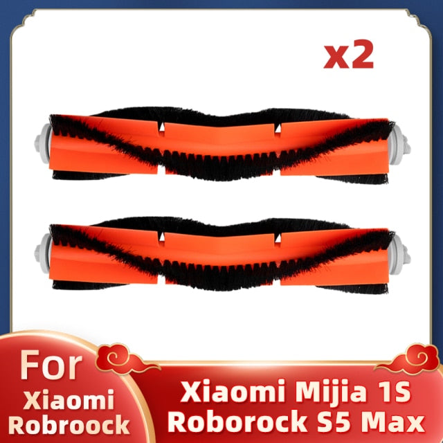 Xiaomi Mijia 1 / 1S SDJQR01RR SDJQR02RR SDJQR03RR Roborock S5 Max S6 MaxV Spare Parts Main Side Brush Hepa Filter Brush Cover