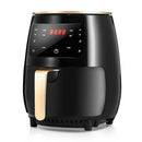 1400W 4.5L Air Fryer Oil free Health Fryer Cooker 110V/220V Multifunction Smart Touch LCD Deep Airfryer French fries Pizza Fryer