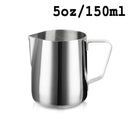 Coffee Latte Milk Frothing Jug Milk Frother Pitcher Stainless Steel Jug Espresso Barista Pitcher Milk Pot Coffee Accessories
