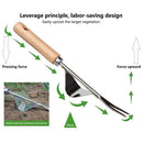 Wood Handle Stainless Steel Garden Weeder Hand Weeding Removal Cutter  Puller Tools Multifunction Weeder Transplant garden tools