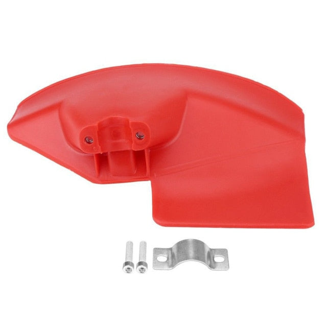 Brush Cutter Guard Grass Trimmer Shield Plastic Block Durable Garden Tools Weeder Machine Cover Red For 26 28mm Dia. Shaft