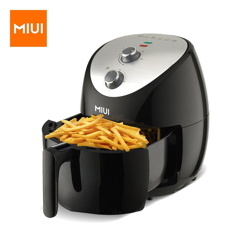 MIUI 5L/5.6QT Air Fryer with Mechanical Control, Hot Electric Oven Oilless Cooker wtih Large Capacity for Whole Chicken, 2021New
