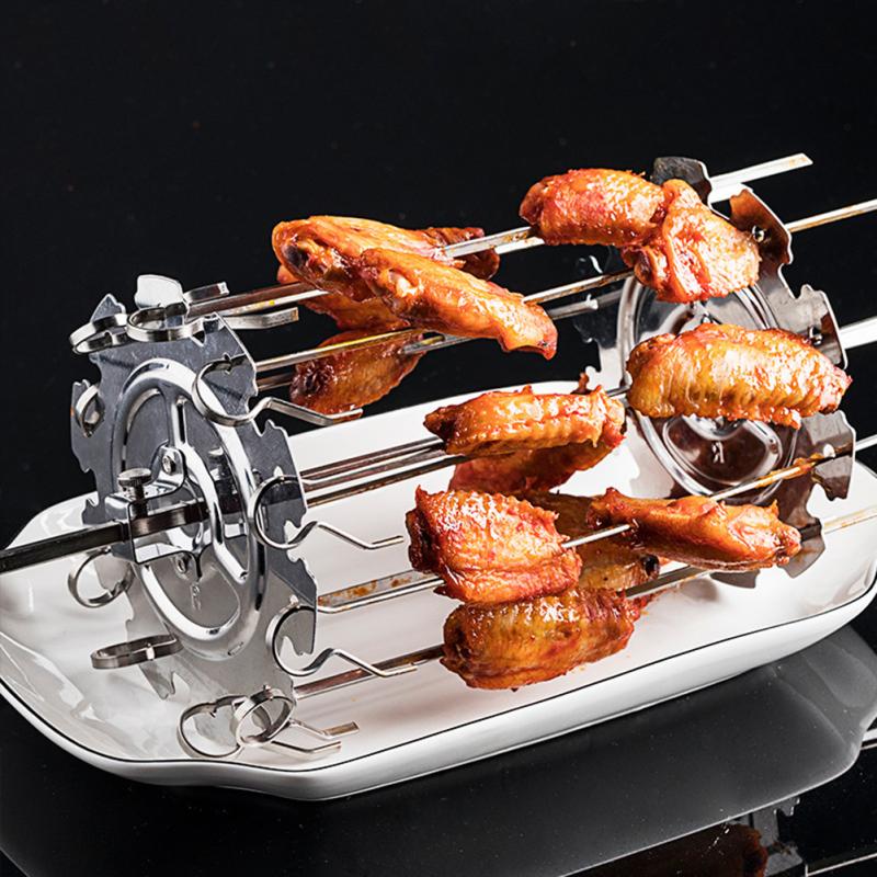 2022 New Barbecue Air Fryer Lamb Skewers Barbecue Electric Oven Accessories Stainless Barbecue Rack Baking Tray Home Park Use