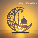 2022 LED 3D Eid Mubarak Decor Ornament Light Eid Kareem Ramadan Decor for Home Ramadan Mubarak Eid Al Adha Islamic Muslim Party