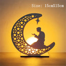 2022 LED 3D Eid Mubarak Decor Ornament Light Eid Kareem Ramadan Decor for Home Ramadan Mubarak Eid Al Adha Islamic Muslim Party