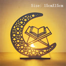 2022 LED 3D Eid Mubarak Decor Ornament Light Eid Kareem Ramadan Decor for Home Ramadan Mubarak Eid Al Adha Islamic Muslim Party