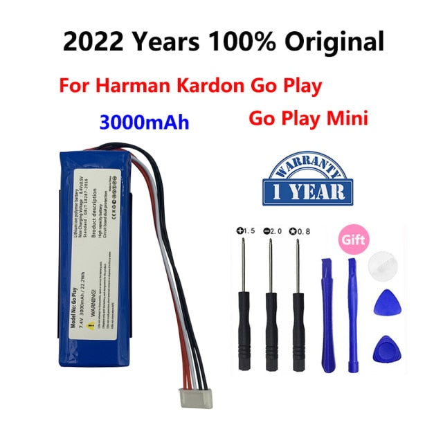 100% Original-Ersatzakku für JBL Charge Flip Pulse Xtreme 2 3 4 5 für Harman Kardon Go Play Onyx Mini-Lautsprecher Bateria