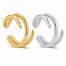 2022 nueva moda perla oreja brazalete Bohemia apilable en forma de C CZ diamantes de imitación pequeños pendientes de Clip para mujer joyería de boda