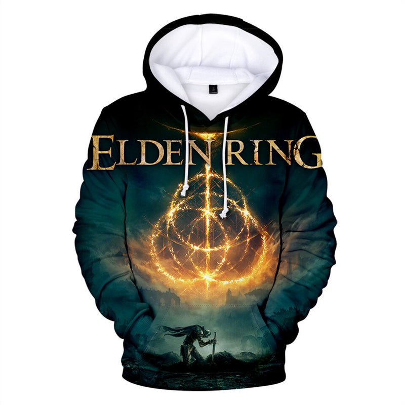 Elden Ring 3D Print Hoodies Men Women Sweatshirt Harajuku Streetwear 2022 ARPG Game Fashion Jacket Clothes Plus Size
