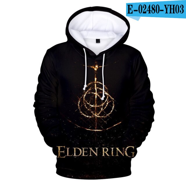 Elden Ring 3D Print Hoodies Men Women Sweatshirt Harajuku Streetwear 2022 ARPG Game Fashion Jacket Clothes Plus Size