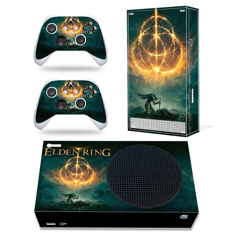 ELDEN RING GAME Xbox Series S Skin Sticker Decal Cover Xboxseriess Vinyl XSS Skin Konsole und 2 Controller