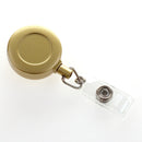 1 Pcs Aluminum Alloy Card Cover Case Bank Business Work Card Holder with ABS Retractable Badge Reel Credit ID Card Badge Bag