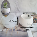 Round Cement Clay Candle Holder Molds Concrete Planter Silicone Flowerpot Container Mold Plaster Candle Cup Epoxy Resin Mould