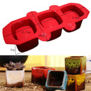 DIY Round Candle Jar Pot Silicone Molds for Making Uv Epoxy Plaster Concrete Storage Box Mould Home Decor Flower Pot Planter