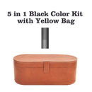 Cepillo secador de pelo 5 en 1, secador de pelo eléctrico, peine, varita rizadora, Kit de cepillo desmontable, alisador de iones negativos, rizador de pelo