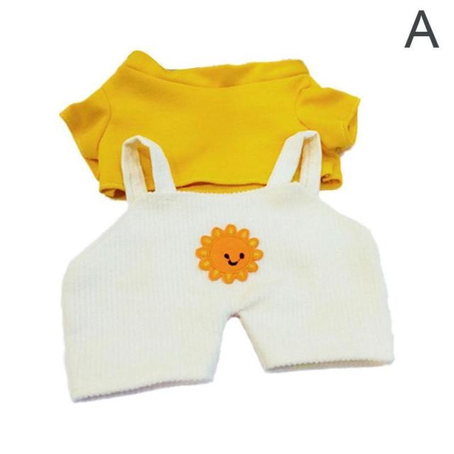 Clothes for Duck 30cm Plush Dolls Duck Clothes For Lalafanfan Duck Cotton Skirt Overalls Outfit Ducks Animal Clothing Toy