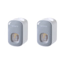 Bathroom Accessories Set Toothbrush Holder Toothpaste Dispenser Wall Mount Toothbrush Cup Storage Rack Toothpaste Squeezer