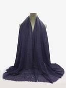 Pleated Plain Hijab Scarf Muslim Women Cotton Crinkle Headband Veil Scarves 2021 Fashion Islamic Headscarf Head Wraps Turban