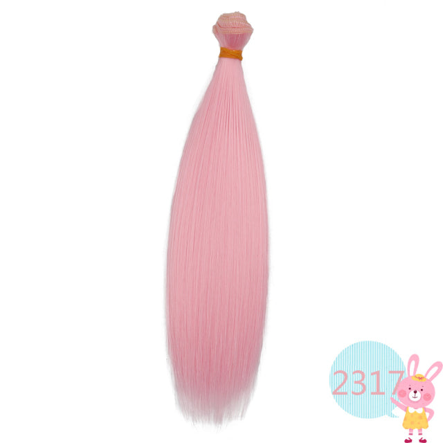 Cataleya Doll Bjd DIY High Temperature Fiber 1 Pcs 15cm * 100cm And 25*100cm Wig Gradually Color Hair Weaving