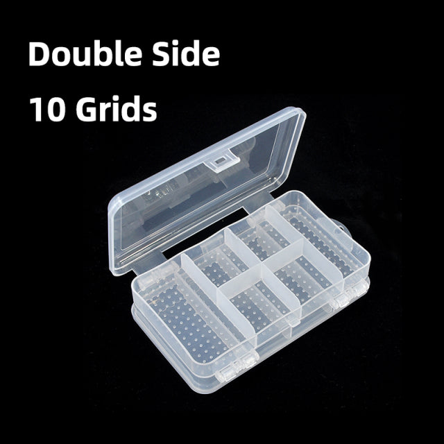 28 Grids Sealed Plastic Storage Box Protable Weekly Hygiene Removable Pill Case Nail Art Accessories Diamond Jewelry Organizer