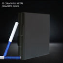 Portable Automatic Cigarette Case Metal Cigarette Boxes 10PCS Cigarette Holder Case Not Lighter Gadget for Men Christmas Gifts