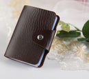 24 Bits Credit Card Holder Business Bank Card Pocket PVC Large Capacity Card Cash Storage Clip Organizer Case ID Holder Pouch