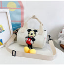 2022 New Disney Shoulder Bags Cartoons Mickey Mouse Nylon Bag Women Messenger Bag Cute Anime Fashion Handbag Gifts for A Girls