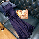 Ordfree 2022 Summer Women Long Satin Slip Dress Spaghetti Strap Elegant Lady Sexy Satin Party Dress Plus Size S-4XL