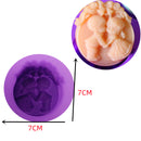 1 Uds. Diseño de molde de vela de silicona de estilo minimalista para manualidades, adornos hechos a mano, velas de yeso para jabón, molde para manualidades de joyería