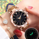 2022 Fashion Stars Women Watch Luminous Charming Little Point Frosted Belt Watch Dotted with Roman Scale Luxury Women&