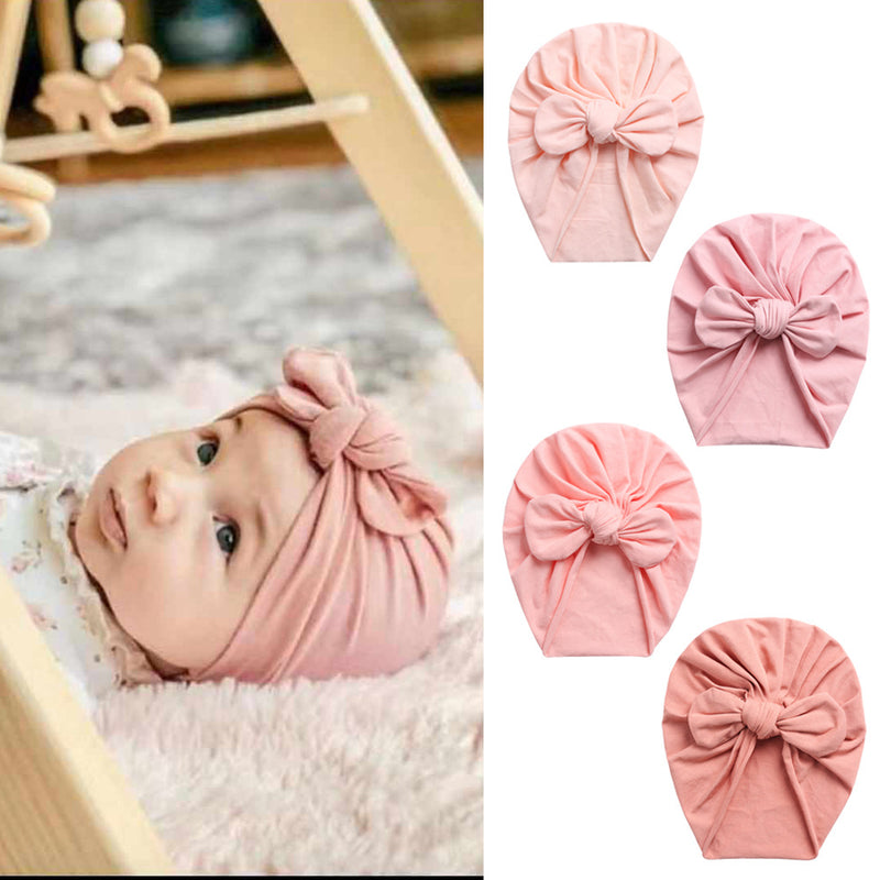 Hasenohren Knoten warmer indischer Hut Baby Bandanas Turban Stirnband Mädchen Kinder Haar Stirnbänder Zubehör Headwrap Kopfschmuck