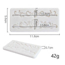 European style embossed retro photo frame fondant silicone mold baroque cake lace border decoration mold