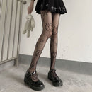 24 Styles Sexy Tights Women Skull Mystery Thigh High Waist Stockings Gothic JK Lolita Mesh Nets Fishnet Pantyhose Ladies Gifts