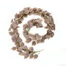 Guirnalda de hojas de eucalipto verde, flores artificiales de glicinia, planta falsa de ratán, vides de hojas de seda para decoración de boda, fiesta de cumpleaños