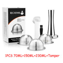 Juego al por mayor de cápsulas reutilizables de acero inoxidable compatibles con el filtro de café Nespresso Vertuo Vertuoline